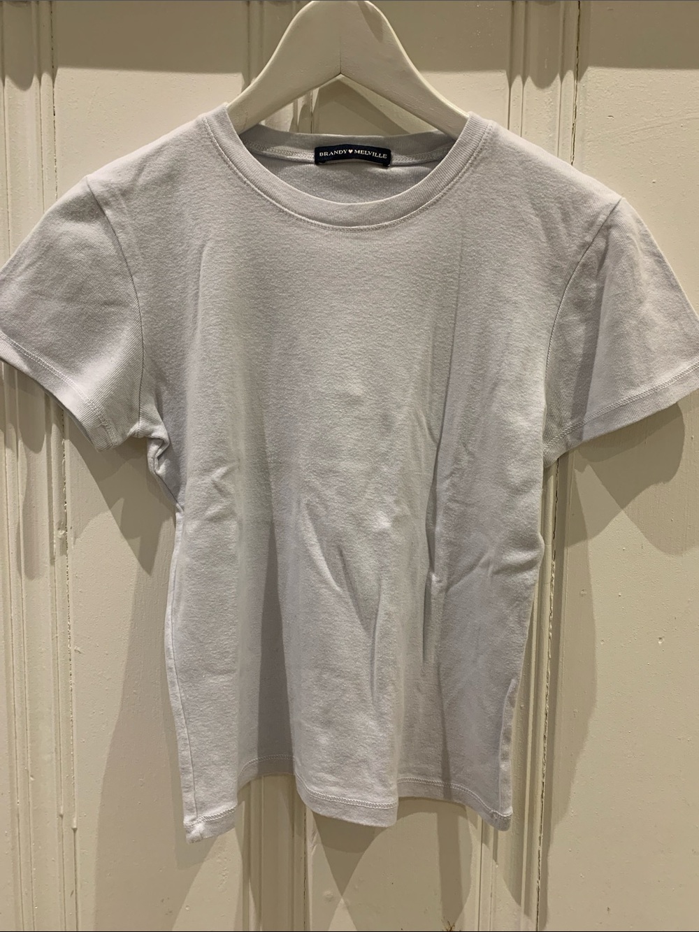 Brandy Melville Baby Blue Short Sleeve Crew Tee